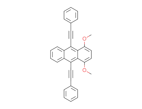 Anthracene, 1,4-dimethoxy-9,10-bis(phenylethynyl)-