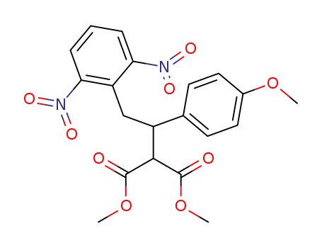 2-[2-(2,6-Dinitro-phenyl)-1-(4-methoxy-phenyl)-ethyl]-malonic acid dimethyl ester