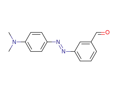 Molecular Structure of 69321-17-1 (3-{(E)-[4-(dimethylamino)phenyl]diazenyl}benzaldehyde)