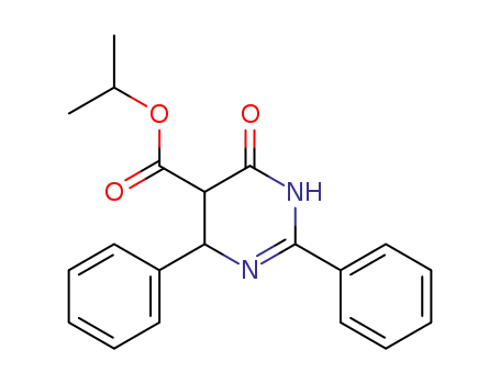 5-Pyrimidinecarboxylic acid, 1,4,5,6-tetrahydro-4-oxo-2,6-diphenyl-,
1-methylethyl ester
