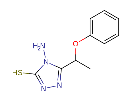 2,4-DIHYDRO-4-AMINO-5-(1-PHENOXYETHYL)-3H-1,2,4-TRIAZOLE-3-THIONE