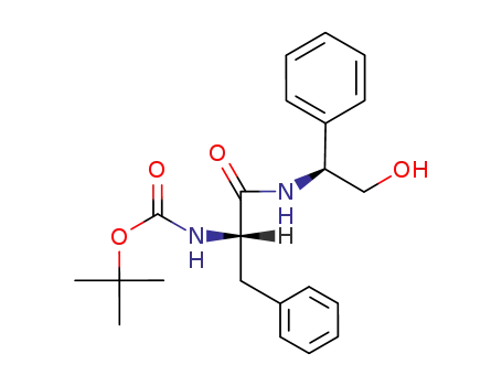 Molecular Structure of 620594-28-7 (Carbamic acid,
[(1S)-2-[[(1S)-2-hydroxy-1-phenylethyl]amino]-2-oxo-1-(phenylmethyl)eth
yl]-, 1,1-dimethylethyl ester)