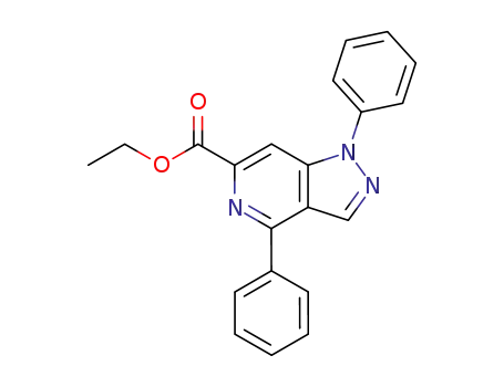 1H-Pyrazolo[4,3-c]pyridine-6-carboxylic acid, 1,4-diphenyl-, ethyl ester