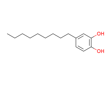 Molecular Structure of 123063-35-4 (1,2-Benzenediol, 4-nonyl-)