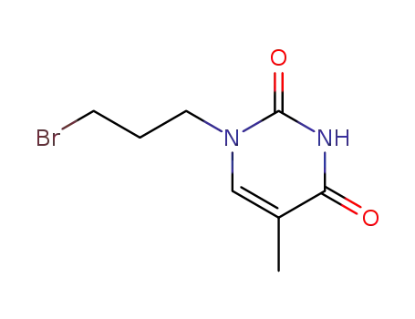 1-(3-bromopropyl)-5-methylpyrimidine-2,4(1H,3H)-dione