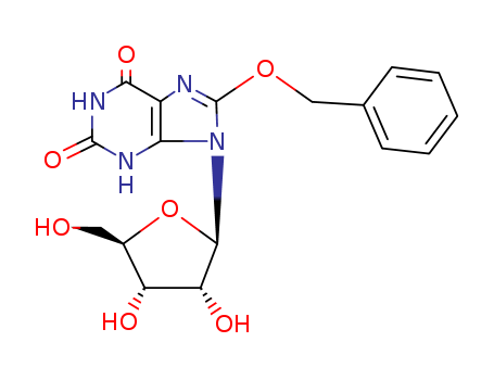 Xanthosine,8-(phenylmethoxy)- (9CI)