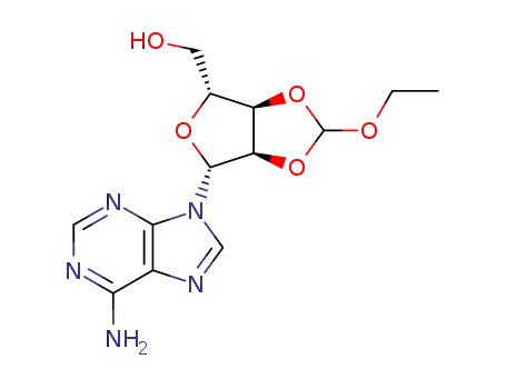 Molecular Structure of 3250-02-0 (Adenosine, 2',3'-O-(ethoxymethylene)-)