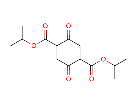 Molecular Structure of 49748-30-3 (1,4-Cyclohexanedicarboxylic acid, 2,5-dioxo-, bis(1-methylethyl) ester)