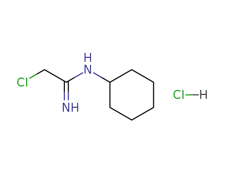 2-chloro-N'-cyclohexylethanimidamide;hydrochloride