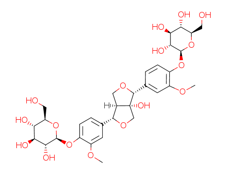 (+)-1-hydroxypinoresinol 4',4-di-O-β-D-glucopyranoside