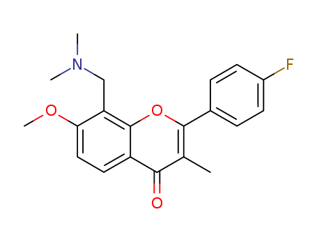 86073-55-4,8-[(dimethylamino)methyl]-2-(4-fluorophenyl)-7-methoxy-3-methyl-4H-chromen-4-one,