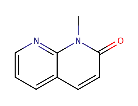 Molecular Structure of 15936-11-5 (1,8-Naphthyridin-2(1H)-one,1-methyl-(8CI,9CI))