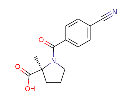 1-(p-cyanobenzoyl)-2-methyl-L-proline
