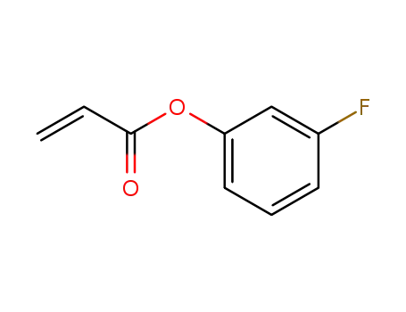 Molecular Structure of 144261-38-1 (2-Propenoic acid, 3-fluorophenyl ester)
