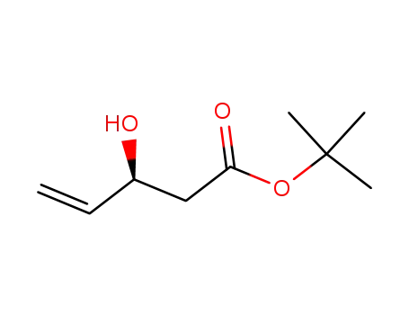 Molecular Structure of 1040390-31-5 ((S)-tert-butyl 3-hydroxypent-4-enoate)