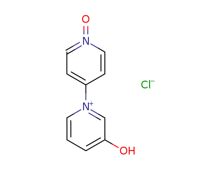Molecular Structure of 75734-24-6 (3-hydroxy-1-(1-oxido-4-pyridyl)pyridinium chloride)