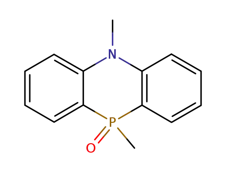 Molecular Structure of 58943-97-8 (Phenophosphazine, 5,10-dihydro-5,10-dimethyl-, 10-oxide)
