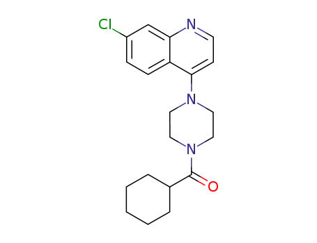 Piperazine, 1-(7-chloro-4-quinolinyl)-4-(cyclohexylcarbonyl)-