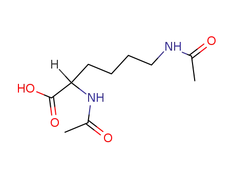 Molecular Structure of 35436-74-9 (AC-DL-LYS (AC)-OH)