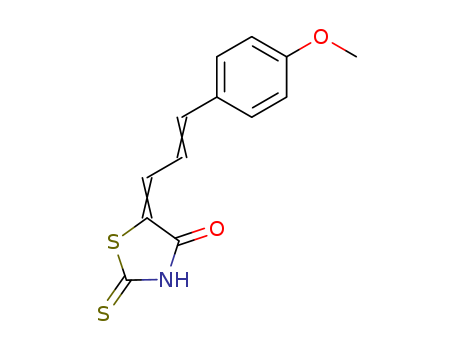 4-Thiazolidinone, 5-[3-(4-methoxyphenyl)-2-propenylidene]-2-thioxo-