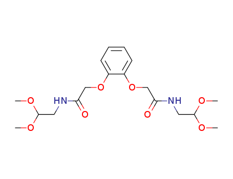 N-(2,2-dimethoxyethyl)-2-[2-(2,2-dimethoxyethylcarbamoylmethoxy)phenoxy]acetamide cas  79364-88-8