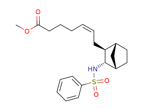 methyl (Z)-7-[(1R,2S,3S,4R)-3-(benzenesulfonamido)norbornan-2-yl]hept-5-enoate
