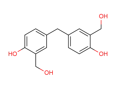 Molecular Structure of 2346-44-3 (4,4'-dihydroxy-3,3'-di-(hydroxymethyl)diphenylmethane)