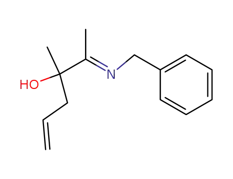 2-[(E)-Benzylimino]-3-methyl-hex-5-en-3-ol