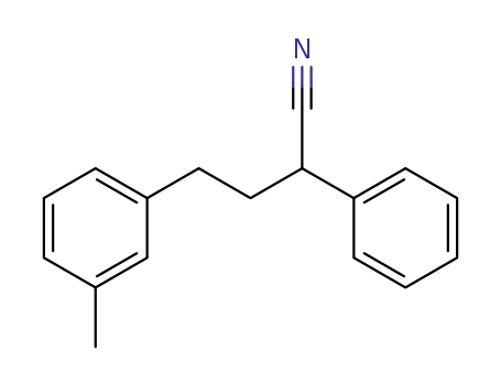 Molecular Structure of 111026-49-4 (Benzenebutanenitrile, 3-methyl-a-phenyl-)