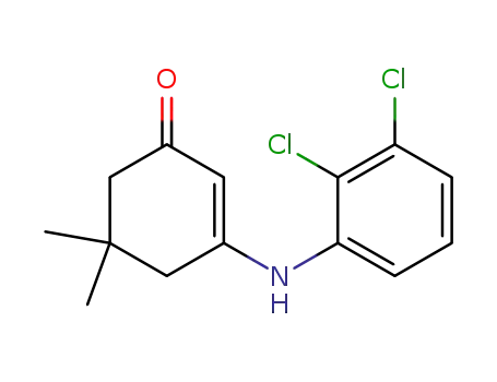 Molecular Structure of 100445-54-3 (3-[(2,3-dichlorophenyl)amino]-5,5-dimethylcyclohex-2-en-1-one)