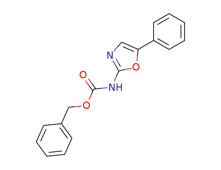 Carbamic acid,(5-phenyl-2-oxazolyl)-, phenylmethyl ester (9CI)