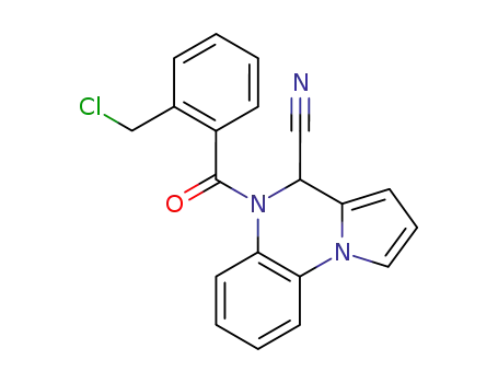 5-(2-chloromethylbenzoyl)-4-cyano-4,5-dihydropyrrolo<1,2-a>quinoxaline