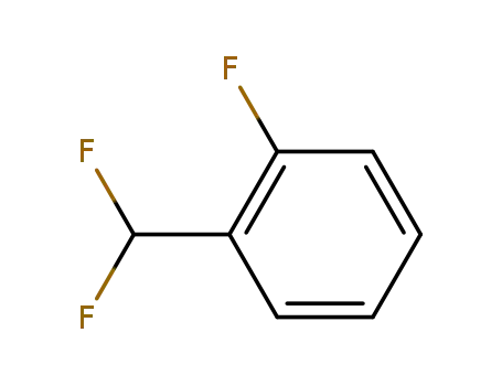 Molecular Structure of 63878-70-6 (Benzene, 1-(difluoromethyl)-2-fluoro- (9CI))