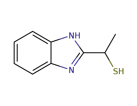 Molecular Structure of 3176-70-3 (1H-Benzimidazole-2-methanethiol,alpha-methyl-(9CI))