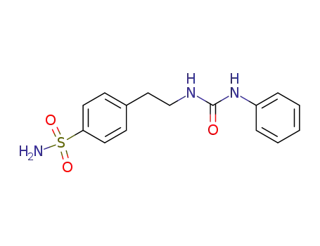 Molecular Structure of 10080-04-3 (Benzenesulfonamide, 4-[2-[[(phenylamino)carbonyl]amino]ethyl]-)