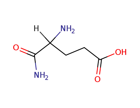 Molecular Structure of 328-48-3 (isoglutamine)