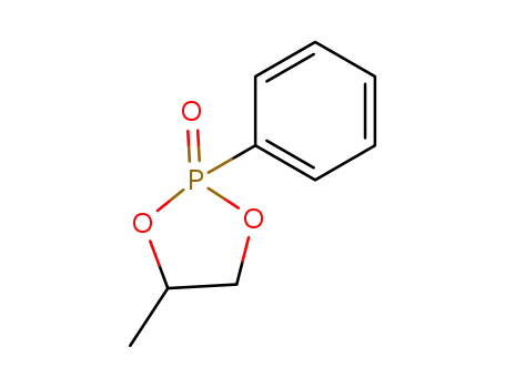 Molecular Structure of 1831-31-8 (1,3,2-Dioxaphospholane, 4-methyl-2-phenyl-, 2-oxide)