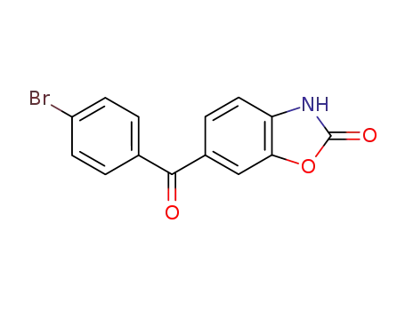 Molecular Structure of 181366-82-5 (2(3H)-Benzoxazolone, 6-(4-bromobenzoyl)-)