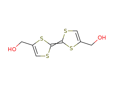 Molecular Structure of 58268-45-4 (1,3-Dithiole-4-methanol, 2-[4-(hydroxymethyl)-1,3-dithiol-2-ylidene]-)