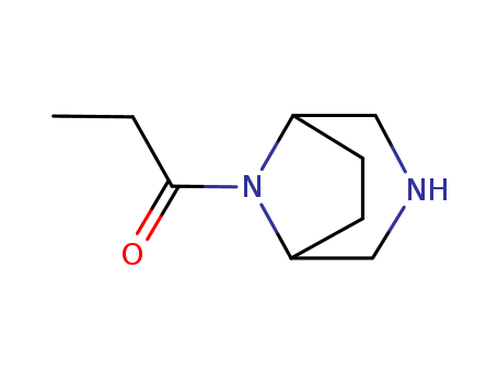 57269-63-3,8-Propionyl-3,8-diazabicyclo[3.2.1]octane,8-propionyl-3,8-diaza-bicyclo[3.2.1]octane;8-propionyl-3,8-diazabicyclo[3.2.1]octane;8-Propionyl-3,8-diaza-bicyclo[3.2.1]octan;8-Propionyl-3,8-diazabicyclo[3.2.1]octan;