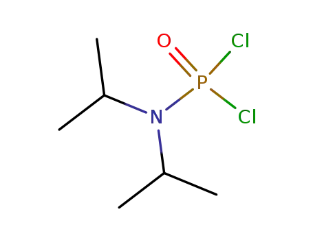 Molecular Structure of 23306-80-1 (BIS(1-METHYLETHYL)PHOSPHORAMIDICDICHLORIDE)
