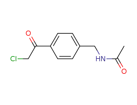 Molecular Structure of 24095-56-5 (N-[4-(CHLOROACETYL)BENZYL]ACETAMIDE)