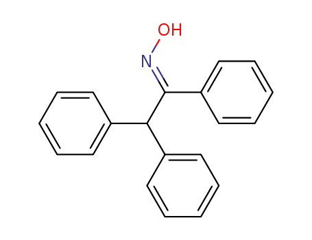 Molecular Structure of 112292-44-1 (Ethanone, 1,2,2-triphenyl-, oxime, (Z)-)