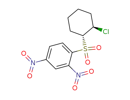 Molecular Structure of 73927-13-6 ((2-Chlorocyclohexyl)(2,4-dinitrophenyl) sulfone)