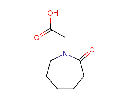 Molecular Structure of 35048-56-7 ((2-OXOAZEPAN-1-YL)ACETIC ACID)