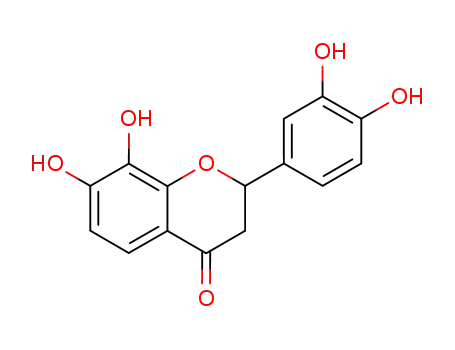 Molecular Structure of 489-73-6 (4H-1-Benzopyran-4-one,
2-(3,4-dihydroxyphenyl)-2,3-dihydro-7,8-dihydroxy-)
