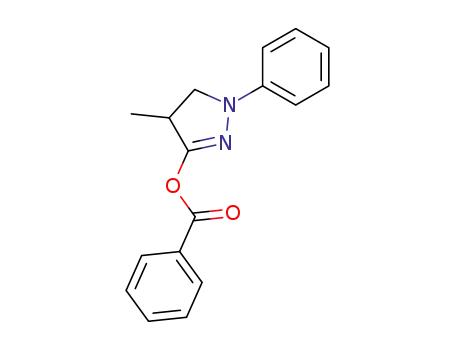 benzoic acid 4-methyl-1-phenyl-4,5-dihydro-1<i>H</i>-pyrazol-3-yl ester