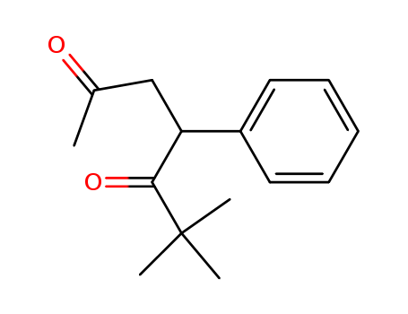 Molecular Structure of 105592-04-9 (2,5-Heptanedione, 6,6-dimethyl-4-phenyl-)