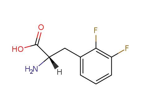 Molecular Structure of 266360-42-3 ((S)-2-AMINO-3-(2,3-DIFLUORO-PHENYL)-PROPIONIC ACID)