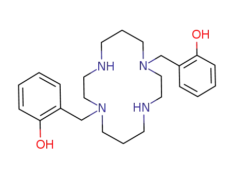 Molecular Structure of 375384-05-7 (Phenol,
2,2'-[1,4,8,11-tetraazacyclotetradecane-1,8-diylbis(methylene)]bis-)
